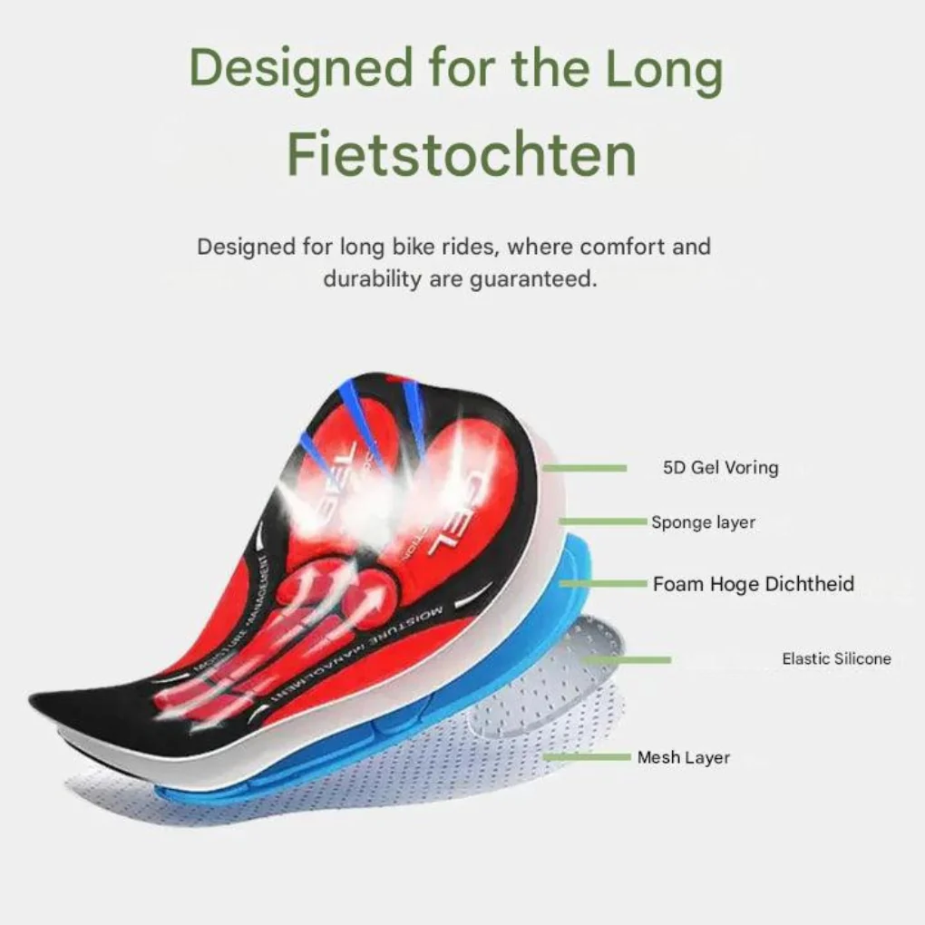 Gel-Padded Cycling Shorts Comfort and Performance - Image 3